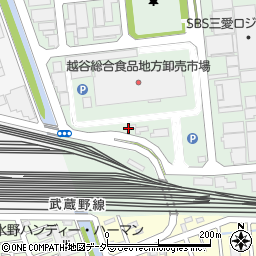 池町運輸倉庫株式会社　越谷営業所周辺の地図