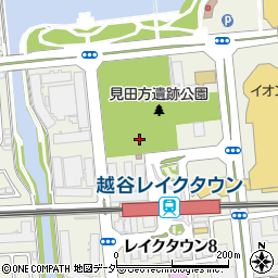 見田方遺跡公園トイレ周辺の地図