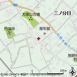 千葉県香取市三ノ分目269周辺の地図