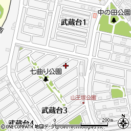 埼玉県日高市武蔵台3丁目5-23周辺の地図
