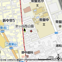 県公社北浦和住宅３号棟周辺の地図