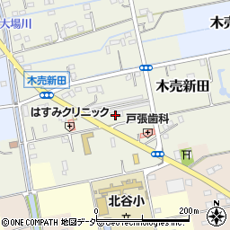 埼玉県吉川市木売新田137周辺の地図