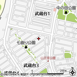 埼玉県日高市武蔵台3丁目5-24周辺の地図