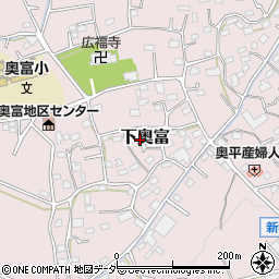 埼玉県狭山市下奥富877周辺の地図