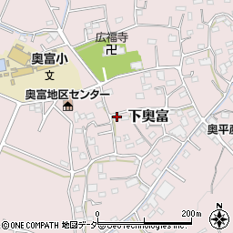 埼玉県狭山市下奥富870周辺の地図