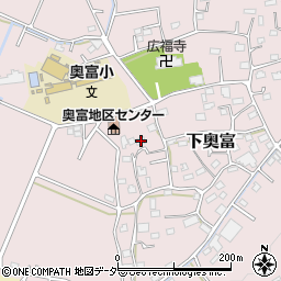 埼玉県狭山市下奥富864周辺の地図