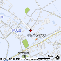 茨城県稲敷郡河内町生板2572周辺の地図
