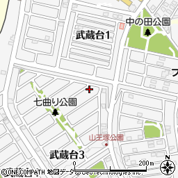 埼玉県日高市武蔵台3丁目5-26周辺の地図