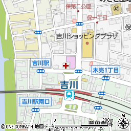 埼玉りそな銀行吉川支店周辺の地図