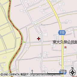 埼玉県富士見市東大久保598周辺の地図