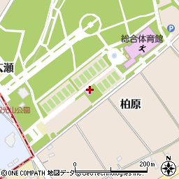 智光山公園テニスコート周辺の地図