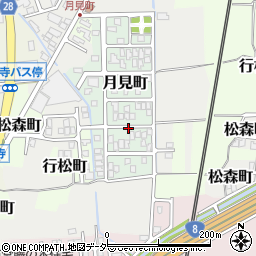 福井県越前市月見町周辺の地図