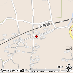 山梨県北杜市長坂町小荒間909周辺の地図