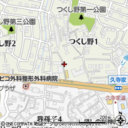 千葉県我孫子市つくし野1丁目26周辺の地図