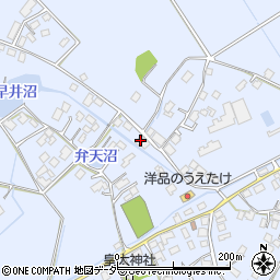 茨城県稲敷郡河内町生板2574-1周辺の地図