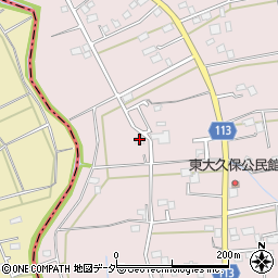 埼玉県富士見市東大久保640周辺の地図