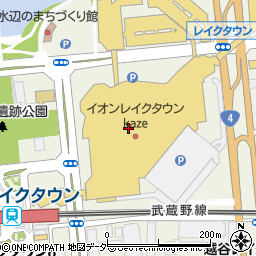 和食 飛賀屋 越谷レイクタウンKAZE店周辺の地図