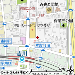 ファミリーサロンアージュ吉川店周辺の地図