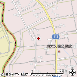 埼玉県富士見市東大久保592周辺の地図