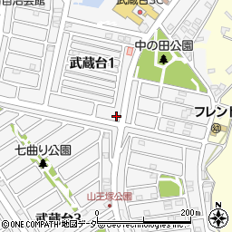 埼玉県日高市武蔵台1丁目15-11周辺の地図