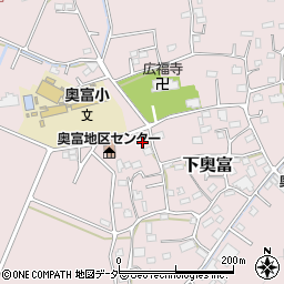 埼玉県狭山市下奥富861周辺の地図