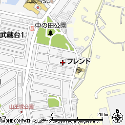 埼玉県日高市武蔵台1丁目11周辺の地図