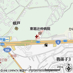 東葛辻仲病院周辺の地図