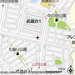 埼玉県日高市武蔵台1丁目15-13周辺の地図