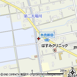 埼玉県吉川市木売新田205周辺の地図