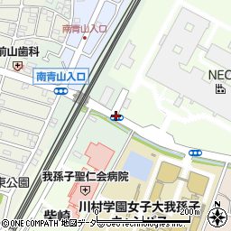NEC日本電気前周辺の地図