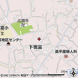 埼玉県狭山市下奥富856周辺の地図