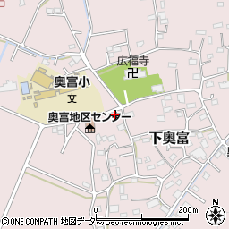 埼玉県狭山市下奥富851周辺の地図