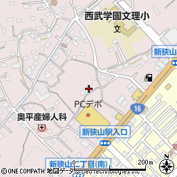 埼玉県狭山市下奥富540周辺の地図