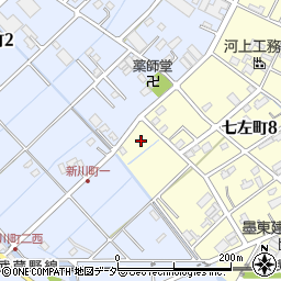 埼玉県越谷市七左町8丁目165周辺の地図