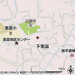 埼玉県狭山市下奥富849周辺の地図