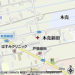 埼玉県吉川市木売新田189周辺の地図