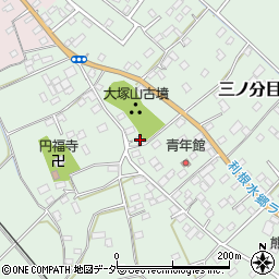 千葉県香取市三ノ分目244周辺の地図