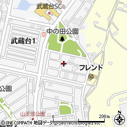 埼玉県日高市武蔵台1丁目11-1周辺の地図