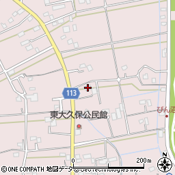 埼玉県富士見市東大久保2033周辺の地図