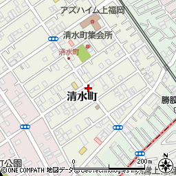 埼玉県川越市清水町周辺の地図