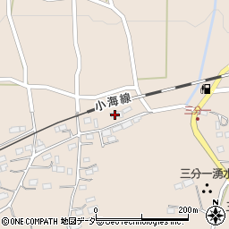 山梨県北杜市長坂町小荒間807-4周辺の地図