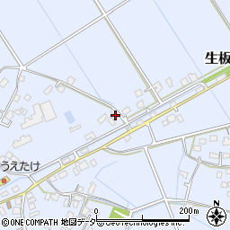 茨城県稲敷郡河内町生板2960周辺の地図