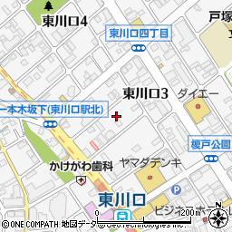 埼玉進学教室東川口教室周辺の地図
