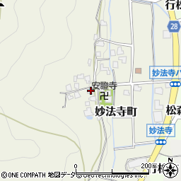 福井県越前市妙法寺町15周辺の地図