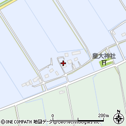 茨城県稲敷郡河内町生板543周辺の地図