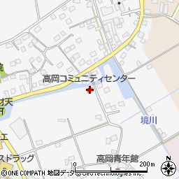 高岡コミュニティセンター周辺の地図