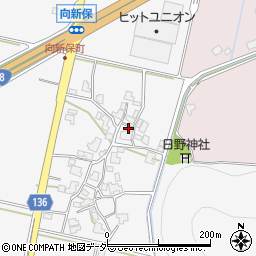 福井県越前市向新保町周辺の地図