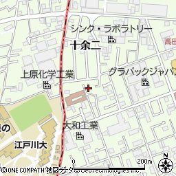 千葉県柏市十余二586-6周辺の地図