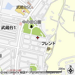 埼玉県日高市武蔵台1丁目8-4周辺の地図