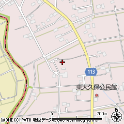 埼玉県富士見市東大久保612周辺の地図
